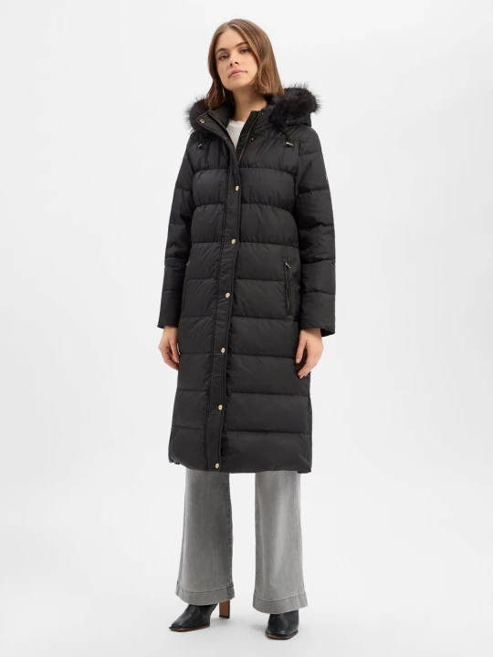 Zdjęcie produktu Lauren Ralph Lauren płaszcz puchowy Kobiety Sztuczne włókno czarny
