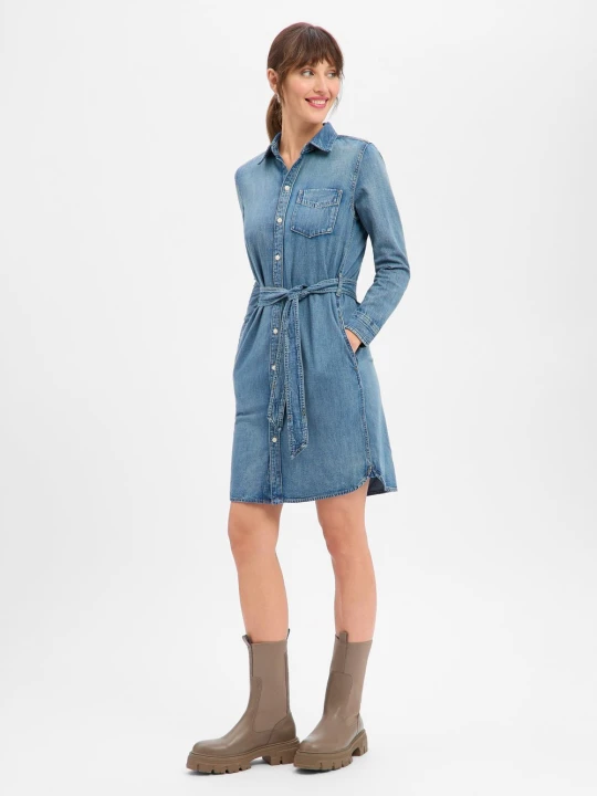 Zdjęcie produktu Lauren Ralph Lauren Dżinsowa sukienka Kobiety Bawełna niebieski