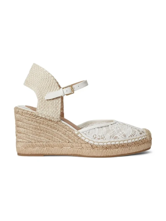 Zdjęcie produktu Lauren Ralph Lauren espadryle damskie Robby biały