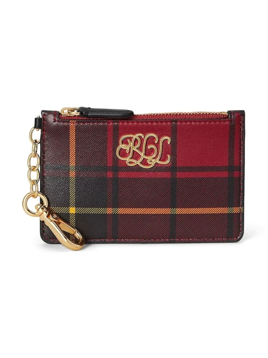 Zdjęcie produktu Lauren Ralph Lauren etui na kartę skórzane czarny