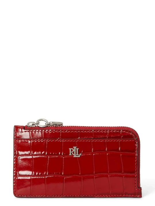Zdjęcie produktu Lauren Ralph Lauren etui na karty damskie czerwony