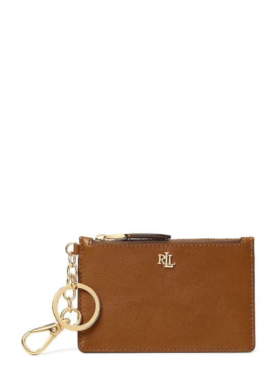 Zdjęcie produktu Lauren Ralph Lauren etui na karty skórzane 432876731001 brązowy