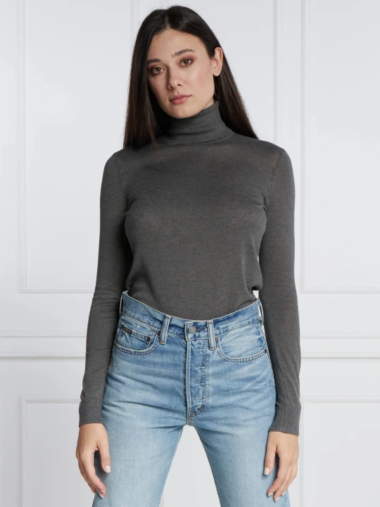 Zdjęcie produktu LAUREN RALPH LAUREN Golf | Regular Fit | z dodatkiem jedwabiu grafitowy