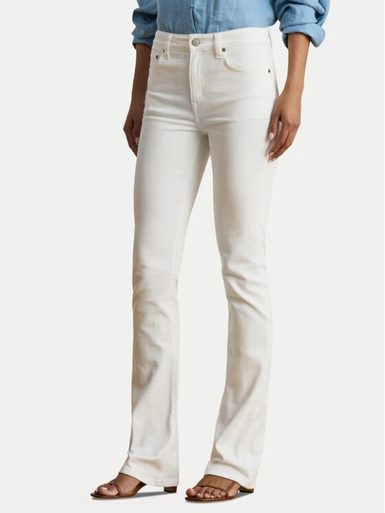 Zdjęcie produktu LAUREN RALPH LAUREN Jeansy 200926081001 Biały Bootcut Fit