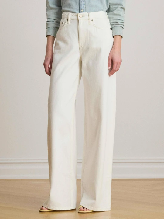 Zdjęcie produktu LAUREN RALPH LAUREN Jeansy | Relaxed fit | high rise biały