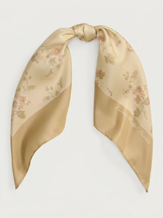 Zdjęcie produktu LAUREN RALPH LAUREN Jedwabna chusta beżowy