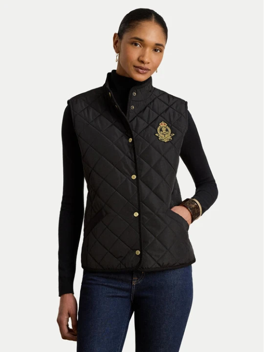 Zdjęcie produktu LAUREN RALPH LAUREN Bezrękawnik 297P18068001 Czarny Regular Fit