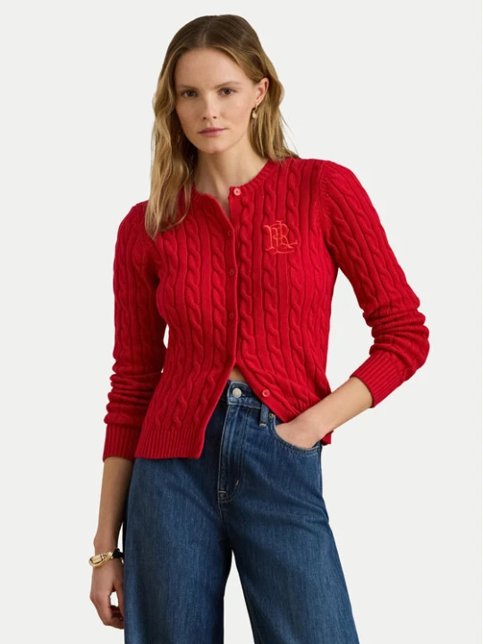 Zdjęcie produktu LAUREN RALPH LAUREN Kardigan 200932225015 Czerwony Regular Fit