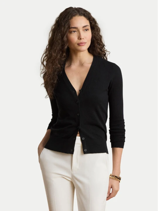 Zdjęcie produktu LAUREN RALPH LAUREN Kardigan 200B22260003 Czarny Regular Fit