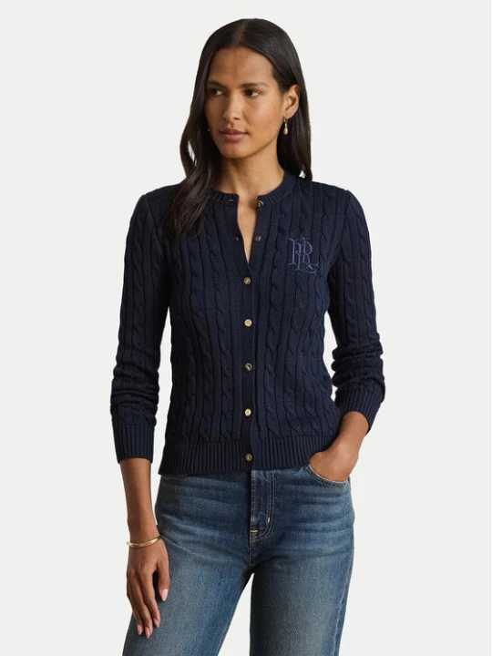 Zdjęcie produktu LAUREN RALPH LAUREN Kardigan 200P14040002 Granatowy Regular Fit