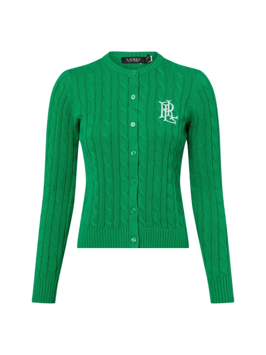 Zdjęcie produktu Lauren Ralph Lauren Kardigan Kobiety Bawełna zielony