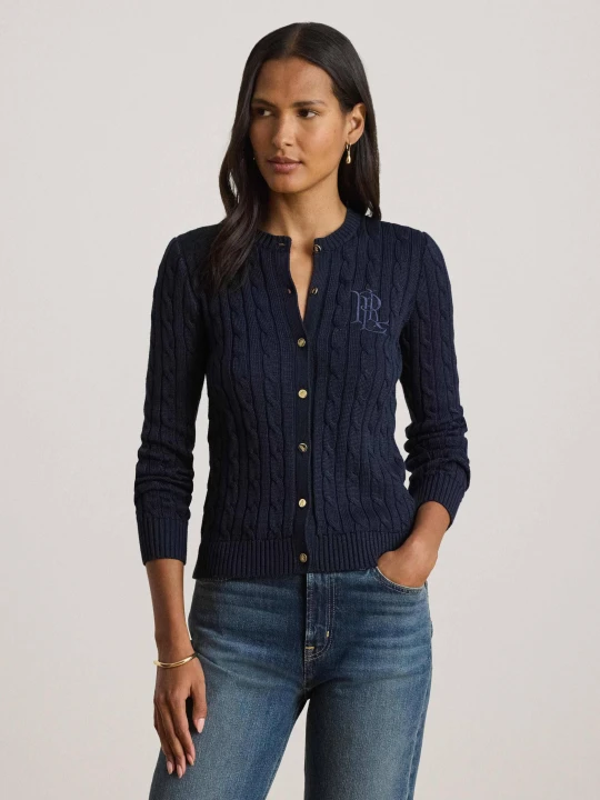 Zdjęcie produktu LAUREN RALPH LAUREN Kardigan Ralhan | Slim Fit granatowy