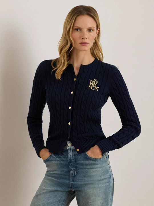 Zdjęcie produktu LAUREN RALPH LAUREN Kardigan | Regular Fit granatowy