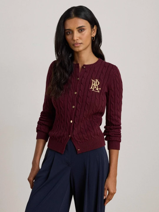 Zdjęcie produktu LAUREN RALPH LAUREN Kardigan | Regular Fit bordowy