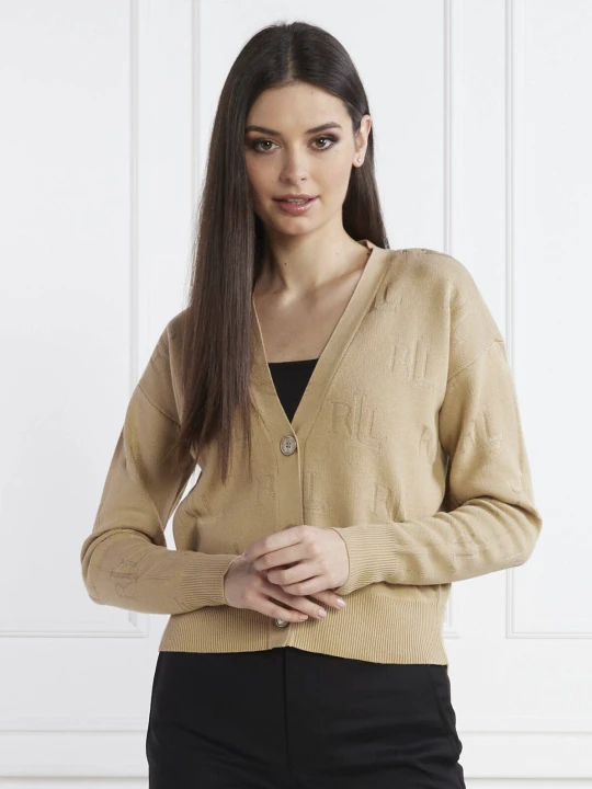 Zdjęcie produktu LAUREN RALPH LAUREN Kardigan | Regular Fit brązowy