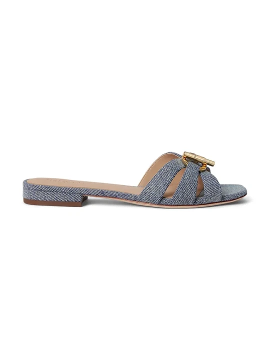 Zdjęcie produktu Lauren Ralph Lauren klapki damskie Blaike Slide niebieski