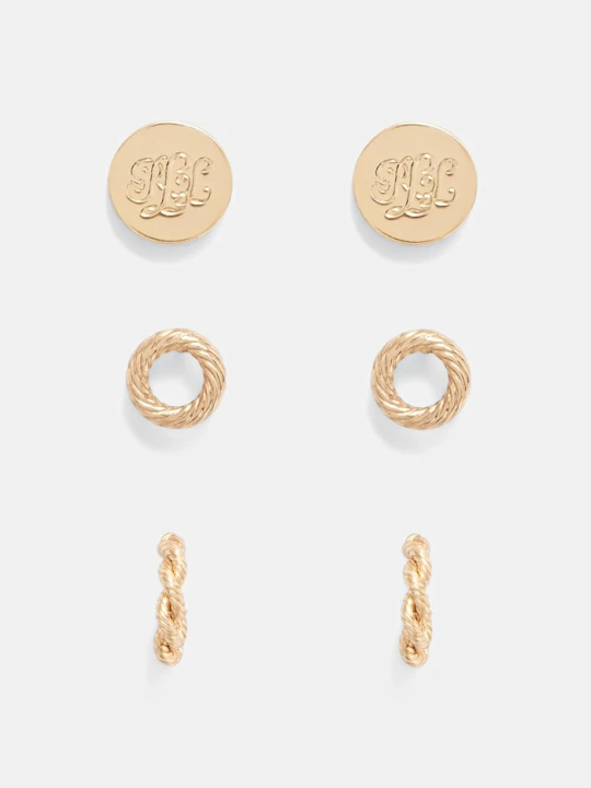 Zdjęcie produktu Lauren Ralph Lauren kolczyki 3-pack złoty