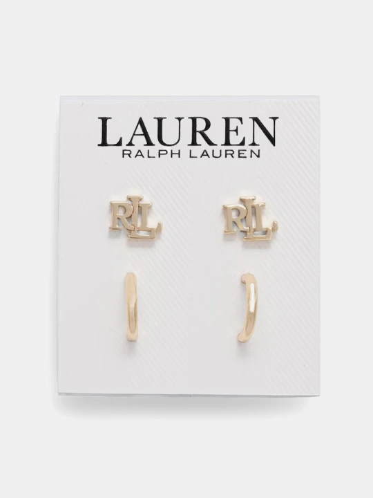 Zdjęcie produktu Lauren Ralph Lauren kolczyki damskie JANSON 2-pack złoty