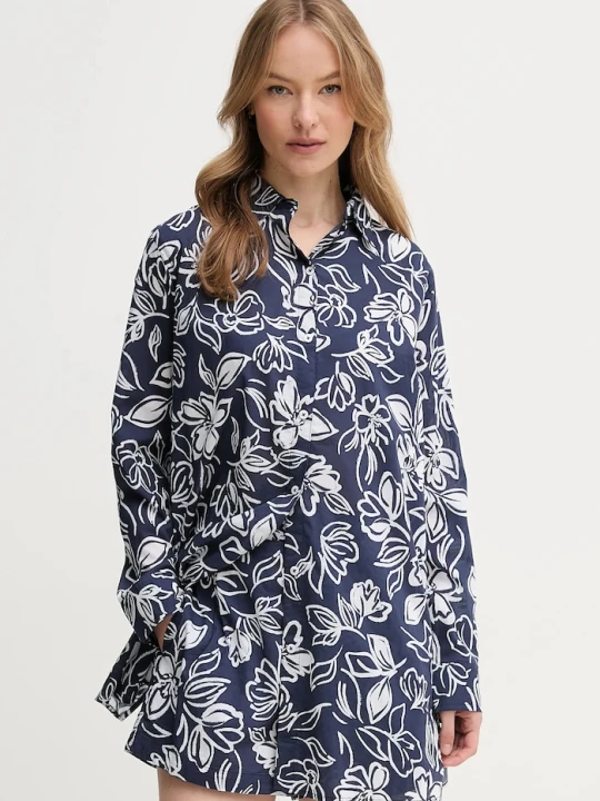 Zdjęcie produktu Lauren Ralph Lauren komplet bawełniany granatowy