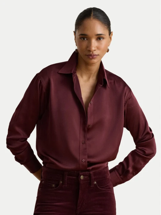 Zdjęcie produktu LAUREN RALPH LAUREN Koszula 200B27610008 Bordowy Relaxed Fit