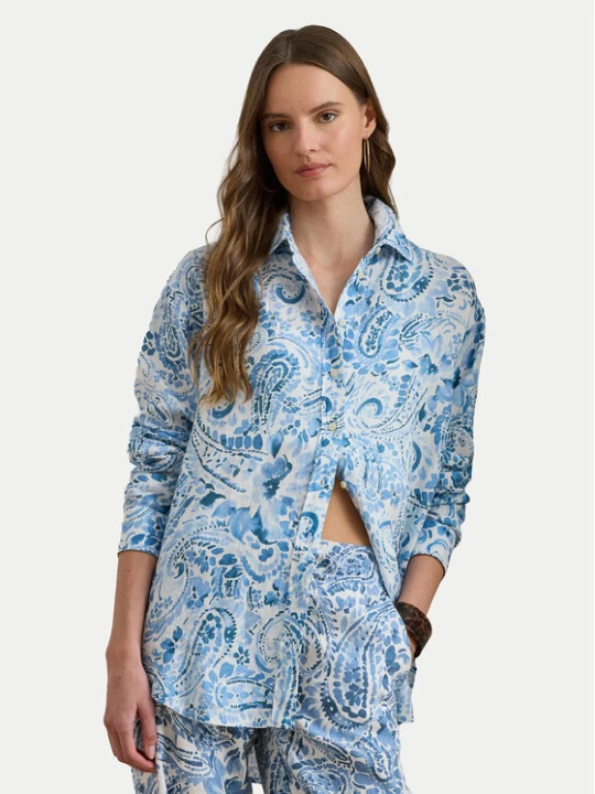 Zdjęcie produktu LAUREN RALPH LAUREN Koszula 200P08926001 Niebieski jasny Relaxed Fit