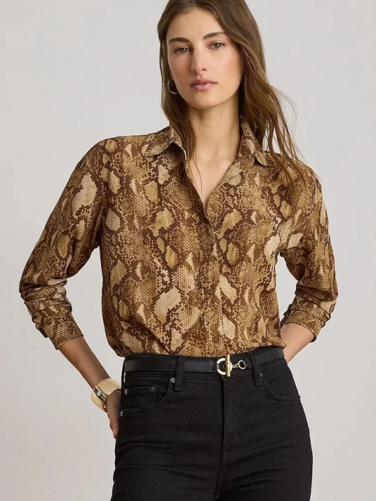 Zdjęcie produktu Lauren Ralph Lauren koszula damska brązowy
