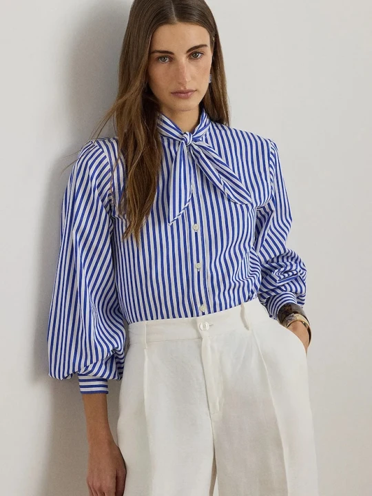 Zdjęcie produktu Lauren Ralph Lauren koszula damska bawełniana niebieski