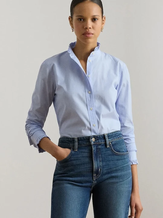 Zdjęcie produktu Lauren Ralph Lauren koszula damska bawełniana niebieski