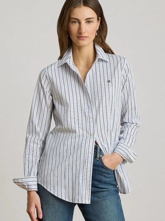 Zdjęcie produktu Lauren Ralph Lauren koszula damska bawełniana niebieski