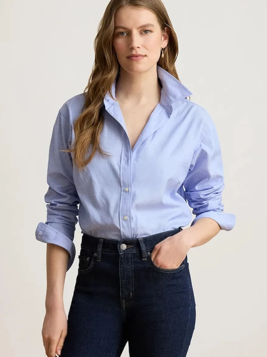 Zdjęcie produktu Lauren Ralph Lauren koszula damska bawełniana niebieski