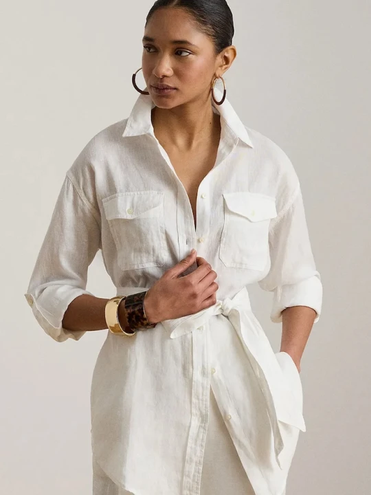 Zdjęcie produktu Lauren Ralph Lauren koszula lniana biały