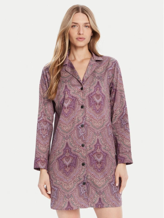 Zdjęcie produktu LAUREN RALPH LAUREN Koszula nocna ILN32449 Fioletowy Regular Fit