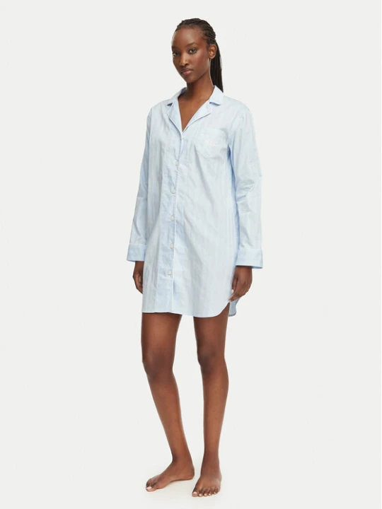 Zdjęcie produktu LAUREN RALPH LAUREN Koszula nocna ILN32507 Niebieski jasny Relaxed Fit