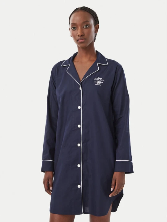 Zdjęcie produktu LAUREN RALPH LAUREN Koszula nocna ILN32545 Granatowy Regular Fit