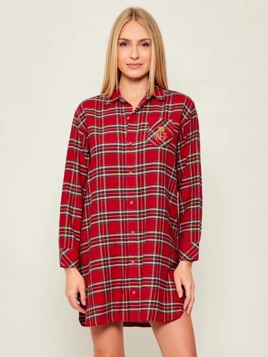 Zdjęcie produktu LAUREN RALPH LAUREN Koszula nocna | Loose fit czerwony
