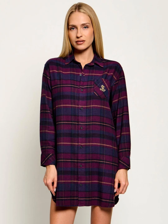 Zdjęcie produktu LAUREN RALPH LAUREN Koszula nocna | Loose fit fioletowy