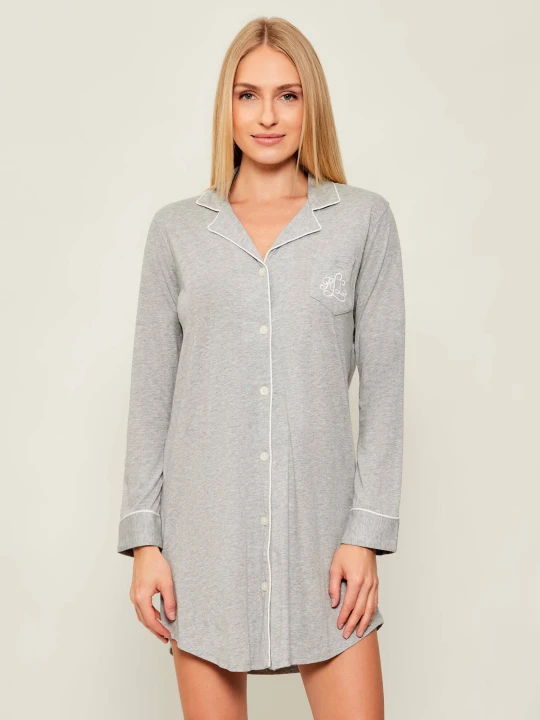 Zdjęcie produktu LAUREN RALPH LAUREN Koszula nocna | Regular Fit szary