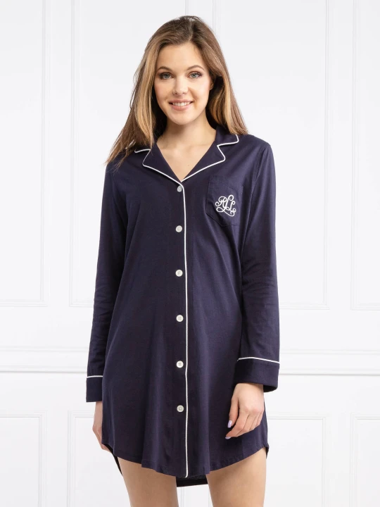 Zdjęcie produktu LAUREN RALPH LAUREN Koszula nocna | Regular Fit granatowy