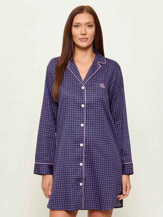 Zdjęcie produktu LAUREN RALPH LAUREN Koszula nocna | Relaxed fit granatowy
