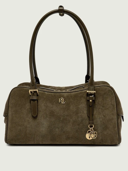 Zdjęcie produktu LAUREN RALPH LAUREN Kuferek Marcy | zamsz oliwkowy