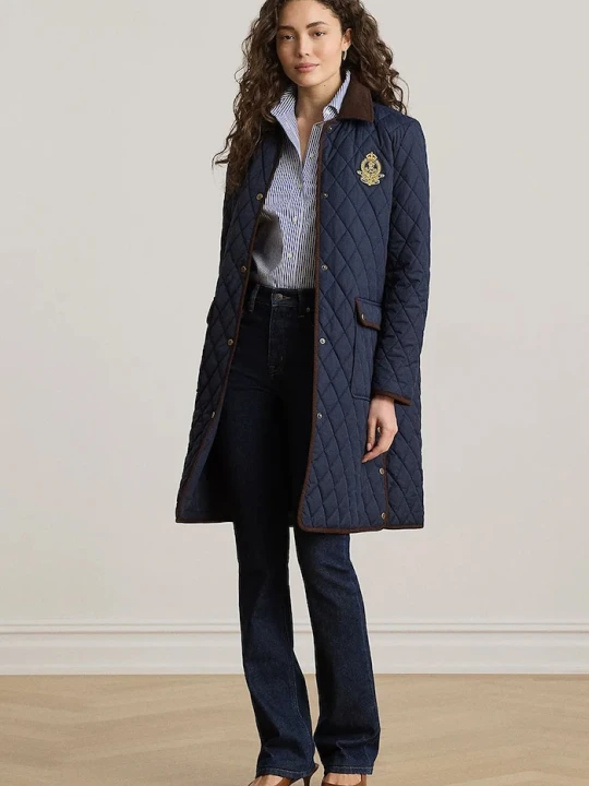 Zdjęcie produktu Lauren Ralph Lauren kurtka pikowana damska granatowy