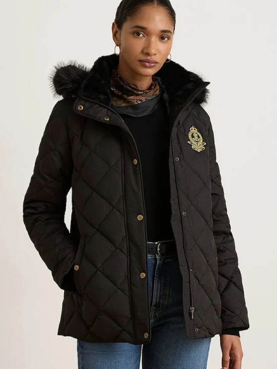 Zdjęcie produktu Lauren Ralph Lauren kurtka pikowana damska czarny