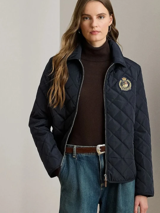 Zdjęcie produktu Lauren Ralph Lauren kurtka pikowana damska granatowy