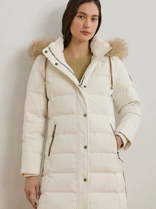 Zdjęcie produktu Lauren Ralph Lauren kurtka puchowa damska beżowy