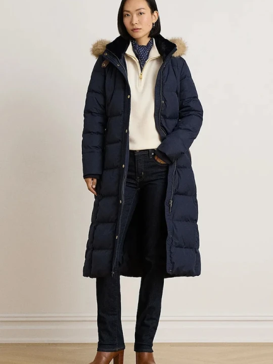 Zdjęcie produktu Lauren Ralph Lauren kurtka puchowa damska granatowy