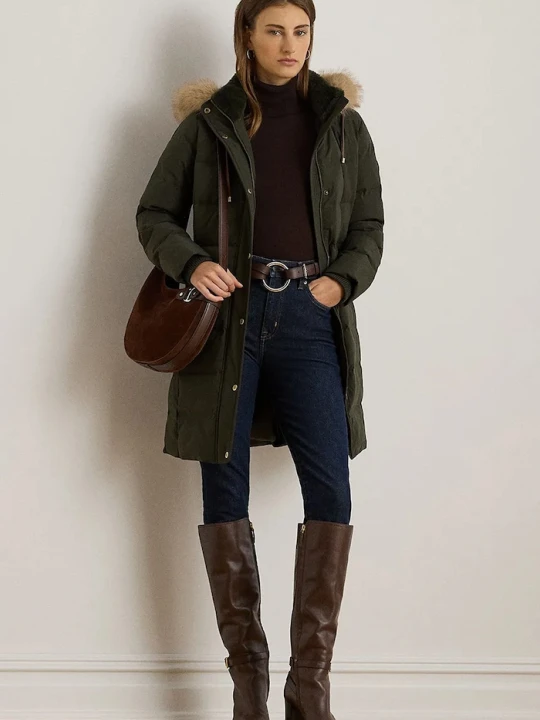 Zdjęcie produktu Lauren Ralph Lauren kurtka puchowa damska zielony