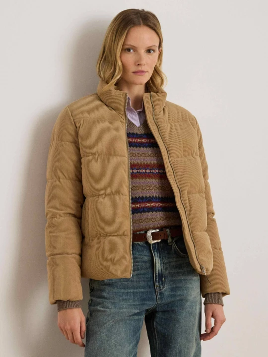 Zdjęcie produktu LAUREN RALPH LAUREN Kurtka | Regular Fit | sztruks camel
