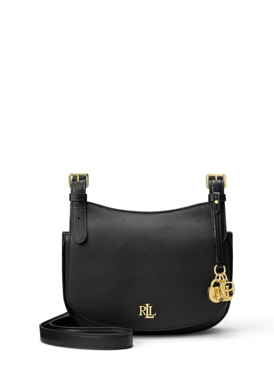 Zdjęcie produktu Lauren Ralph Lauren listonoszka damska skórzana czarny