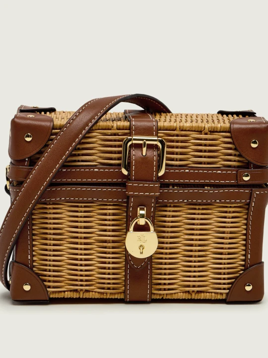 Zdjęcie produktu LAUREN RALPH LAUREN Listonoszka Tanner | z dodatkiem skóry brązowy