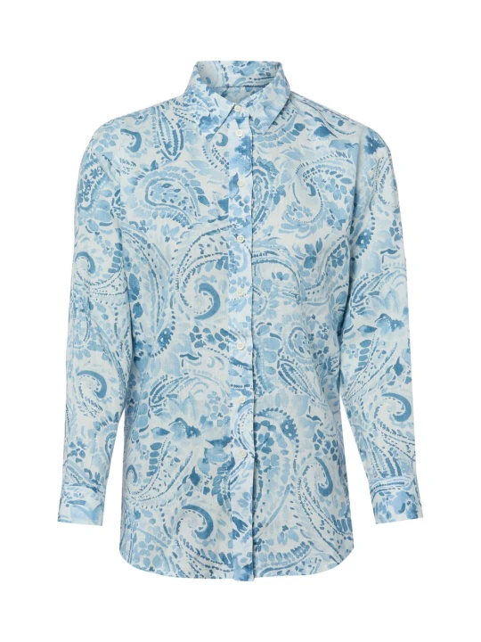 Zdjęcie produktu Lauren Ralph Lauren Lniana bluzka Kobiety len niebieski